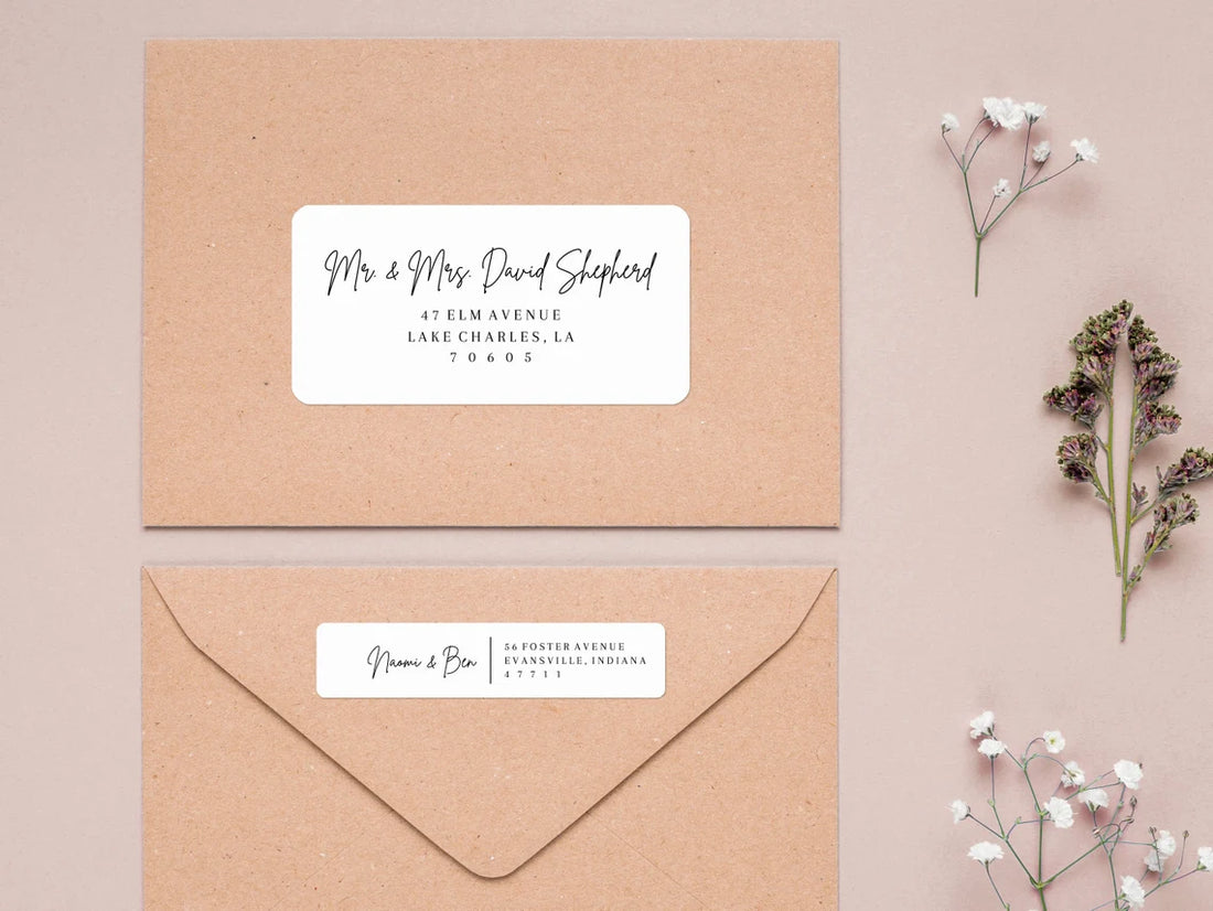 How to Print Address Labels for Wedding Invitations