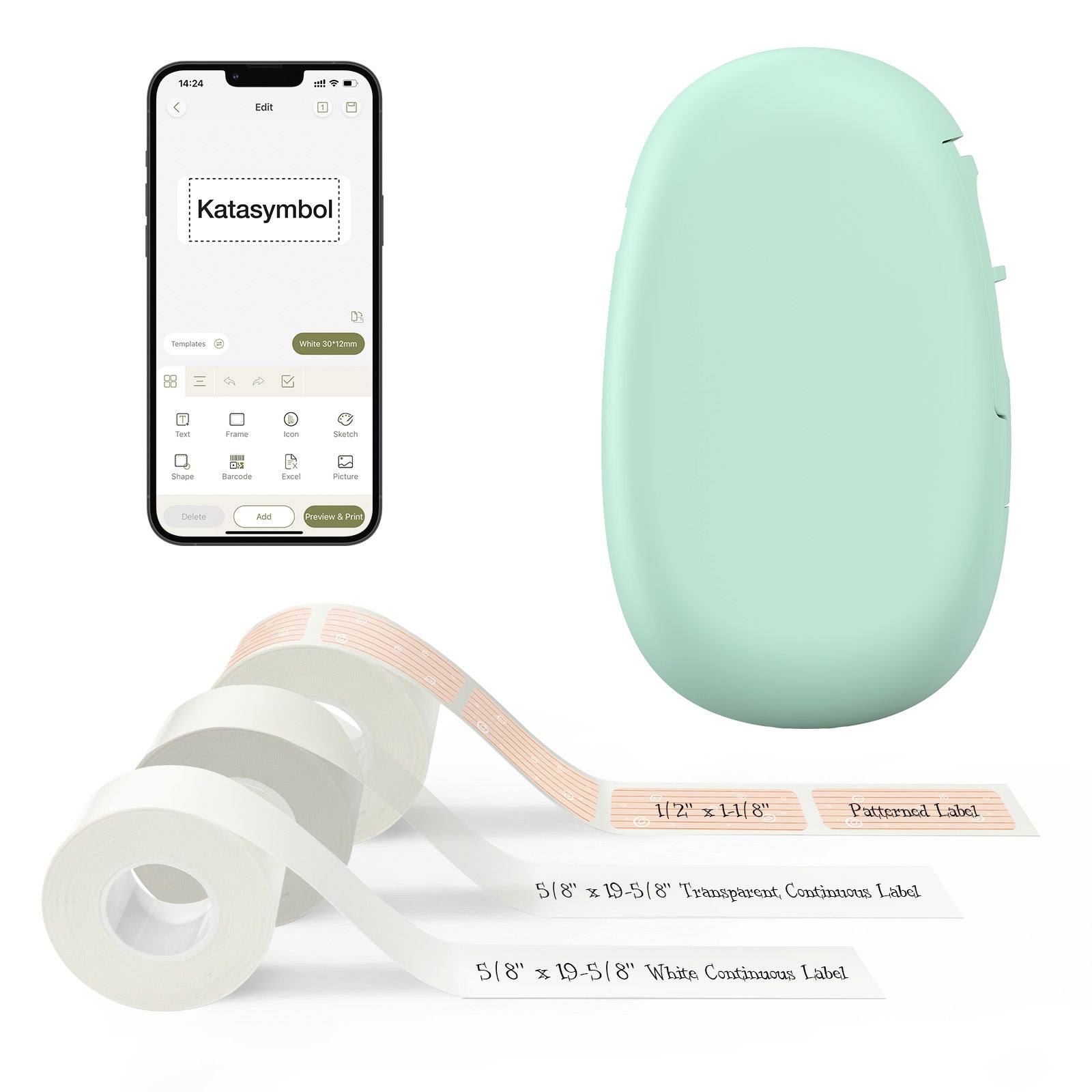 SUPVAN T50M Pro Opbergtas voor thermische Bluetooth-labeldispenser, waterdichte zelfklevende etiketten (machine niet inbegrepen SUPVAN T50M Pro Opbergtas voor thermische Bluetooth-labeldispenser, waterdichte zelfklevende etiketten (machine niet inbegrepen