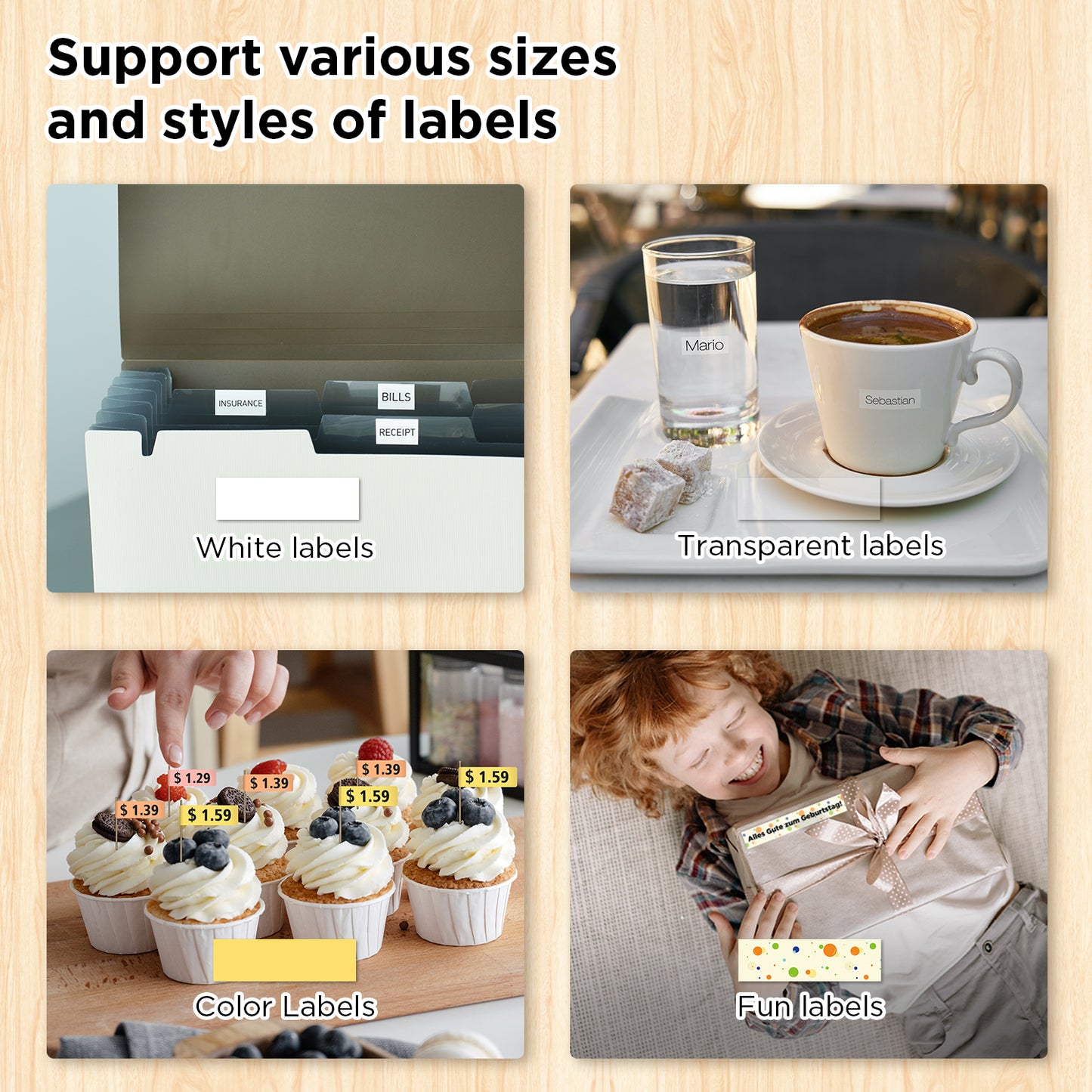 SUPVAN E16 Mini Bluetooth Label Maker