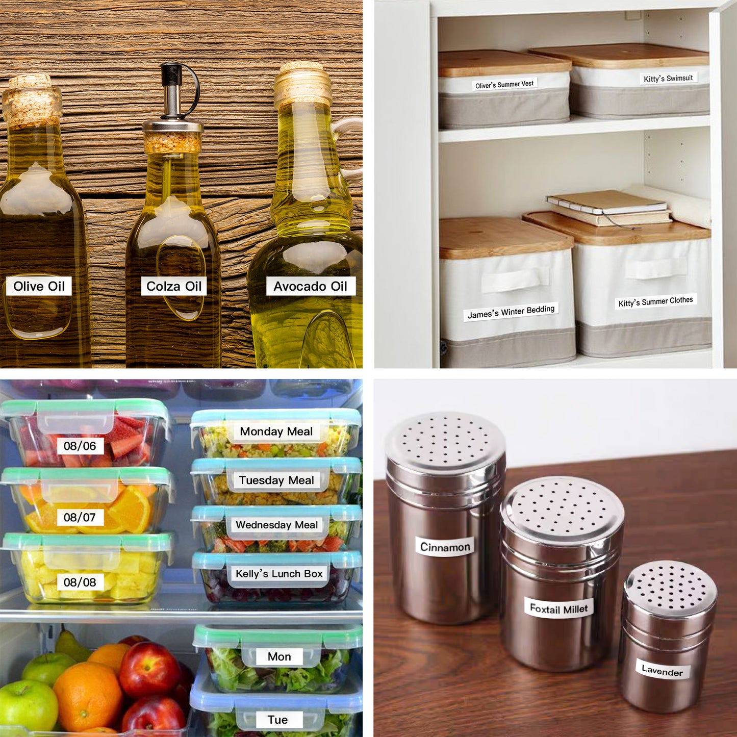 SUPVAN E10 Label Maker Machine with Continuous Tape, Portable Bluetooth Mini Thermal Label Printer Handheld, Free Multiples Fonts Icon, Compatible Android & iOS, USB Rechargeable, Black