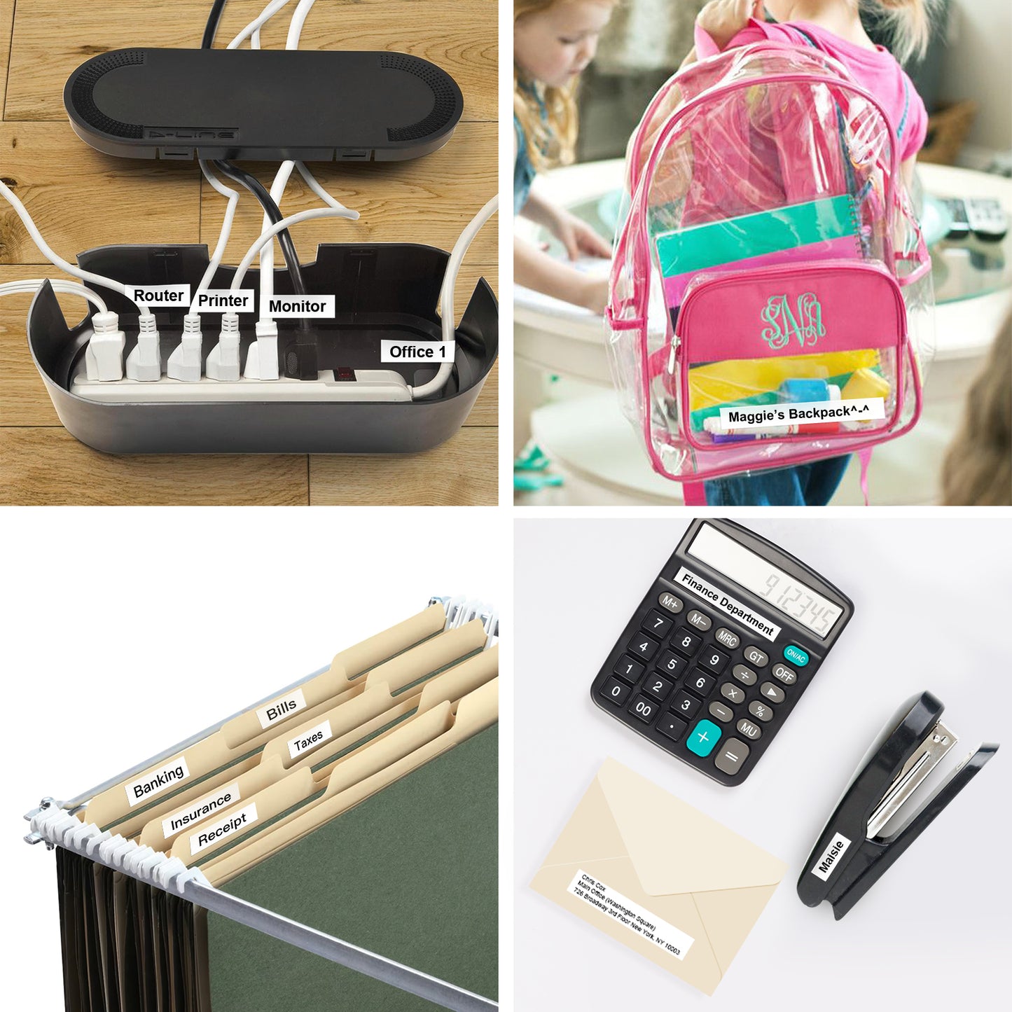 SUPVAN E10 Bluetooth Label Maker Machine with Tape, Continuous Waterproof Label, Versatile App with 35 Fonts and 1k+ Icons, Inkless Labeler for Home, Kitchen, School, Office Organization, Pink