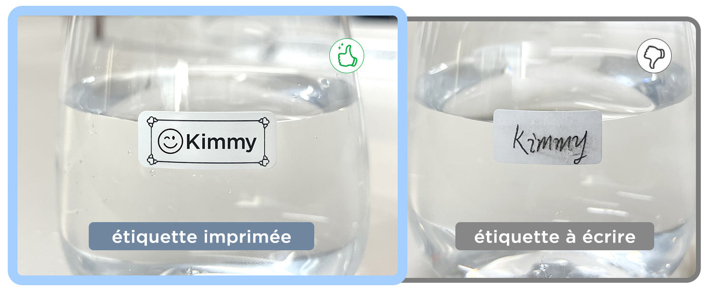 SUPVAN E10 Etiqueteuse avec étiquettes, imprimante d'étiquettes Autocollantes, Application Intelligente 40+ Polices, 150+ modèles et 700+ icônes, Impression d'étiquettes personnalisées, Noir