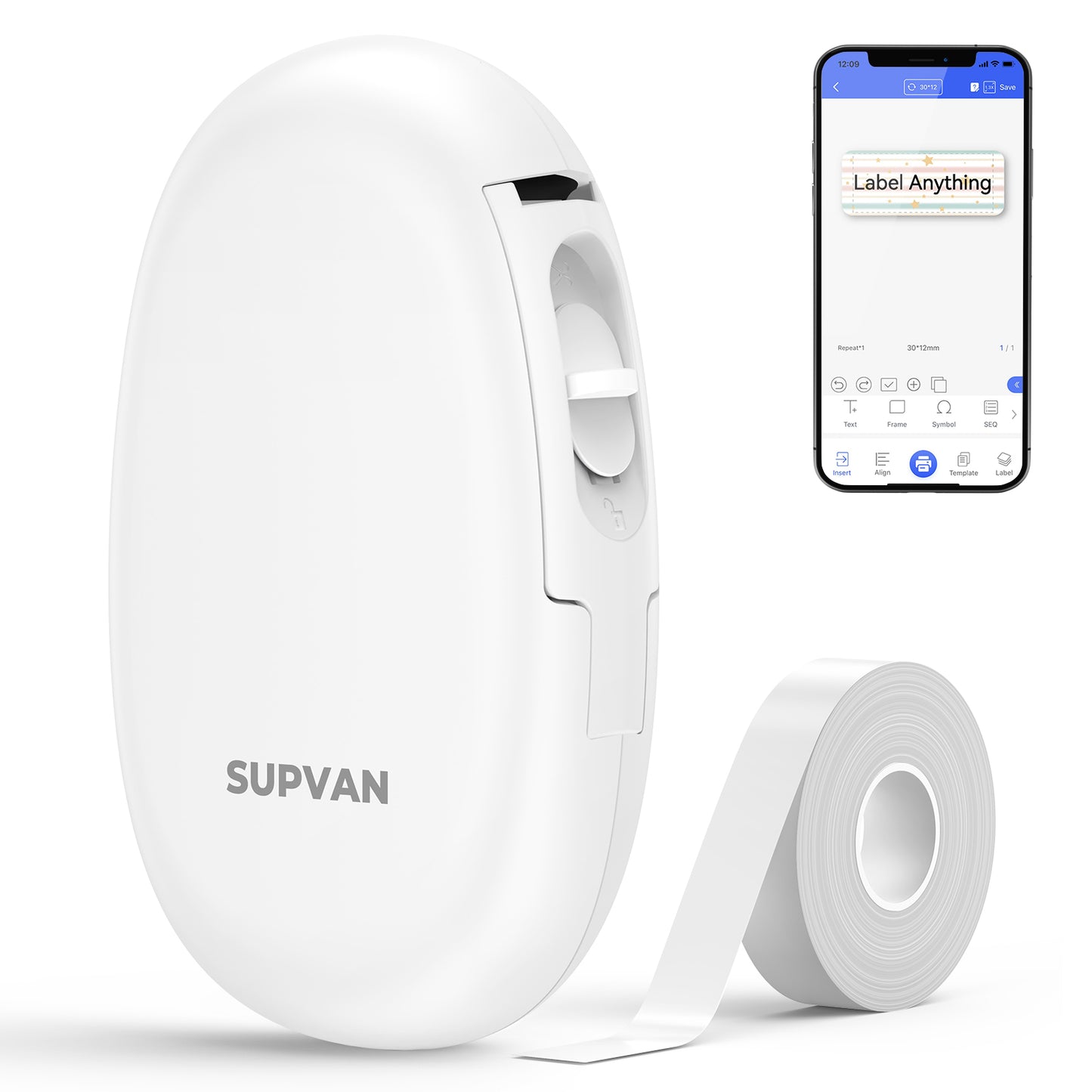 SUPVAN E10 Mini Bluetooth Label Printer