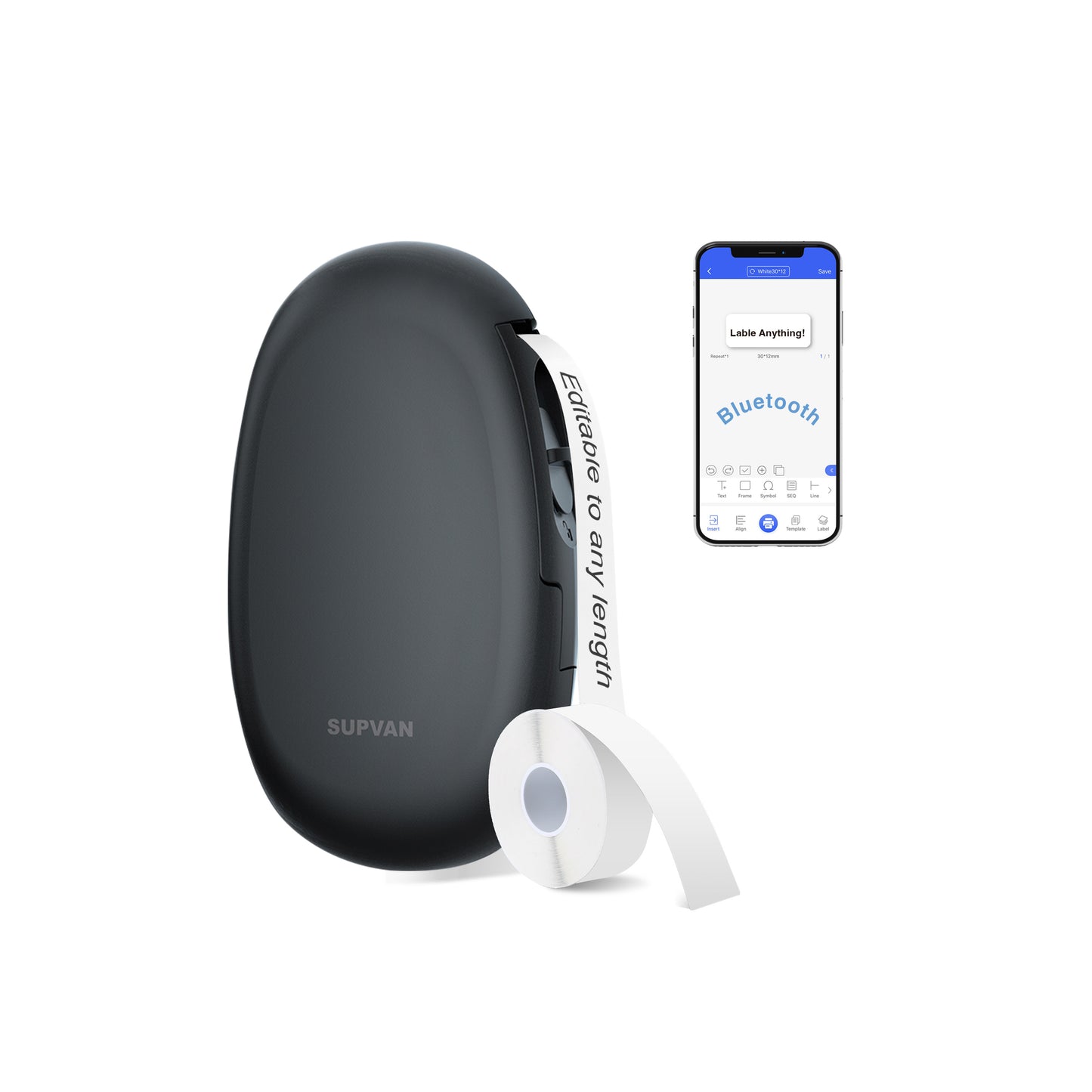 SUPVAN E10 Mini Bluetooth Label Printer