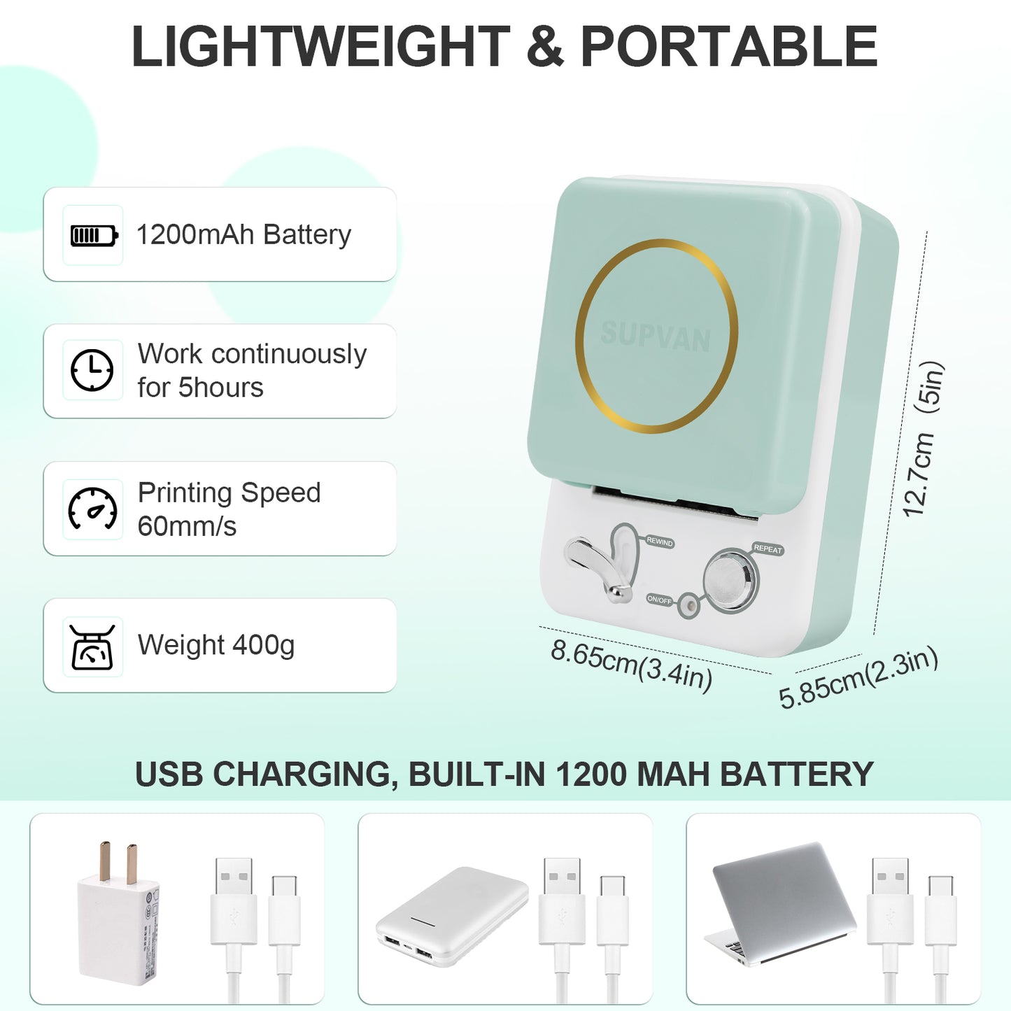 SUPVAN T50M Portable Label Maker