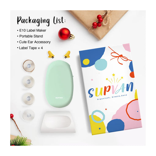 SUPVAN E10 Label Makers Gift Package