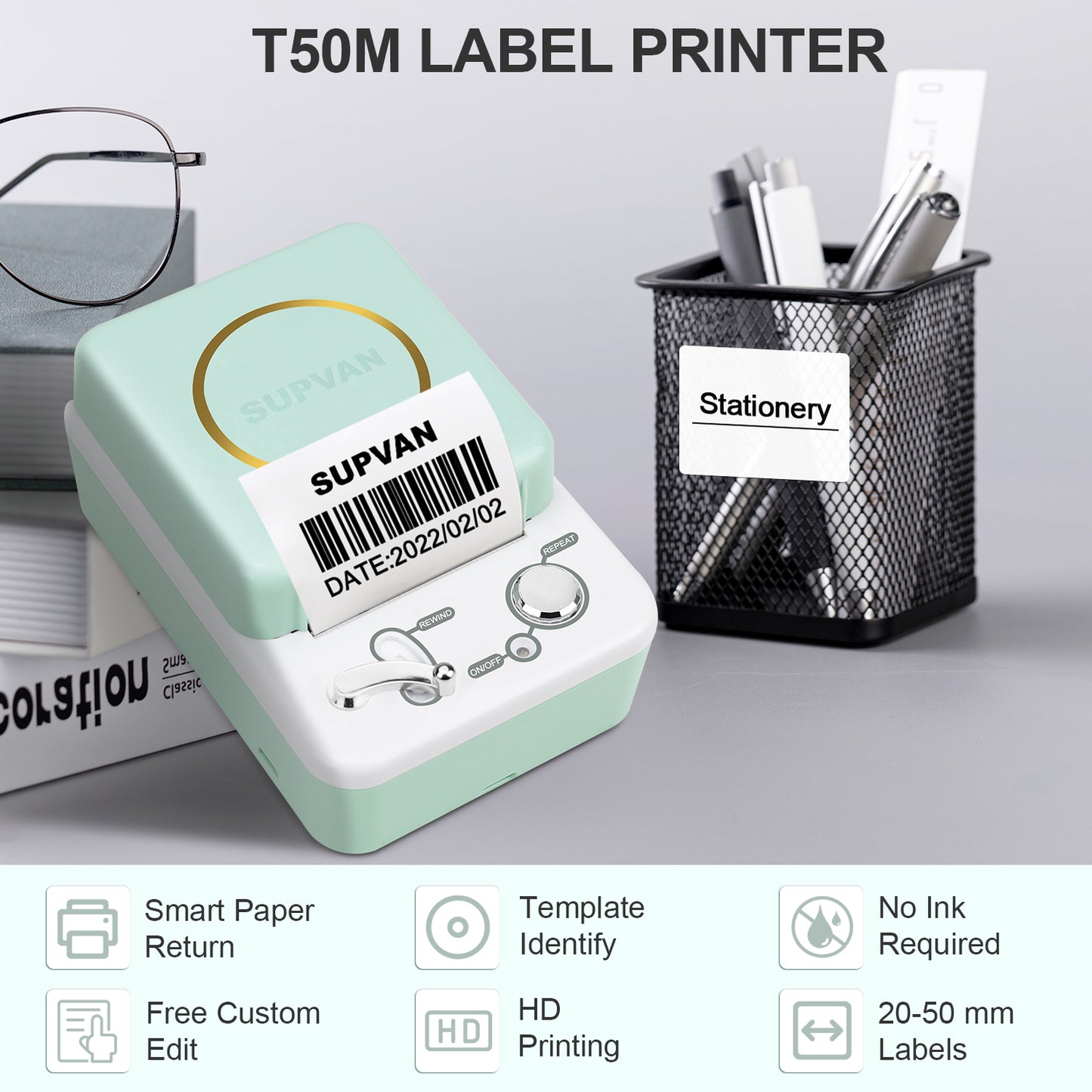 Indflydelse uærlig Dekorative Buy SUPVAN T50M Portable Label Maker- SUPVAN