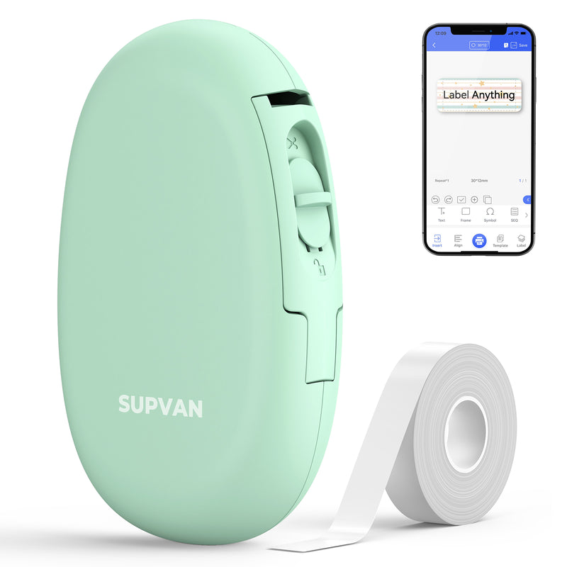 Étui Rigide Pour étiqueteuse SUPVAN E10 – En EVA, 14x9x6 Cm, Protection Chocs, Rangement Ruban Et Câble